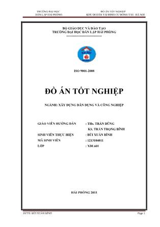 Khóa luận Khu di dân tái định cư Đồng Tàu-Hà Nội - Bùi Xuân Bình