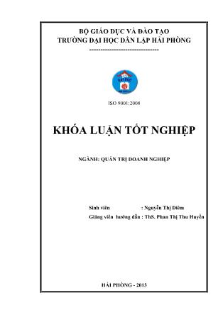 Khóa luận Một số biện pháp nâng cao hiệu quả sản xuất kinh doanh của công ty Hyundai Thái Bình