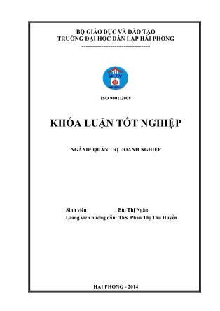 Khóa luận Một số biện pháp nhằm nâng cao hiệu quả kinh doanh tại công ty TNHH thương mại và vận tải Quyết Thắng