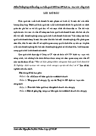 Khóa luận Một số biện pháp nhằm nâng cao hiệu quả SXKD tại XN dịch vụ-Trục vớt-công trình - Nguyễn Thị Hải Châu