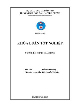 Khóa luận Một số giải pháp nâng cao chất lượng tín dụng tại ngân hàng thương mại cổ phần quân đội-Chi nhánh Bắc Hải