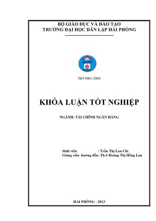 Khóa luận Một số giải pháp nhằm nâng cao chất lượng tín dụng đối với hộ sản xuất tại ngân hàng nông nghiệp và phát triển nông thôn Quảng Ninh-Chi nhánh quảng yên