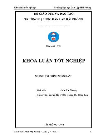 Khóa luận Một số giải pháp nhằm nâng cao hiệu quả hoạt động tín dụng đối với hộ sản xuất tại ngân hàng nông nghiệp và phát triển nông thôn chi nhánh huyện Kim Sơn tỉnh Ninh Bình