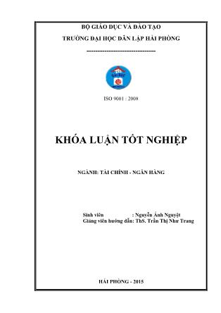 Khóa luận Một số giải pháp nhằm nâng cao hiệu quả sử dụng vốn tại công ty cổ phần Vilaco - Nguyễn Ánh Nguyệt