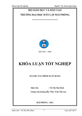 Khóa luận Nâng cao hiệu quả sử dụng vốn tại công ty cổ phần xây dựng-Thương mại và vận tải Ngọc Hà