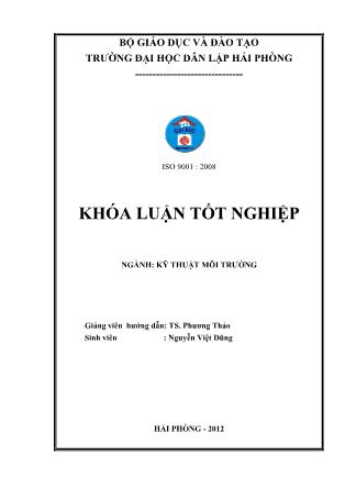 Khóa luận Nghiên cứu chế tạo vật liệu hấp phụ xử lý florua trong nước từ khoáng laterit tự nhiên - Phương Thảo