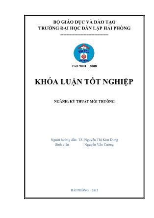 Khóa luận Nghiên cứu khả năng hấp thụ amoni và phốt phát của cây cói - Nguyễn Thị Kim Dung