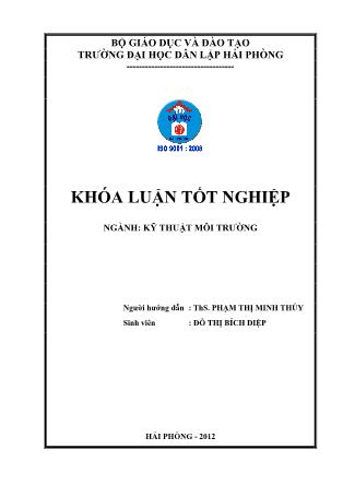 Khóa luận Nghiên cứu khả năng hấp thụ niken trong nước của cây rong đuôi chồn và cây Bèo Cái - Phạm Thị Minh Thúy