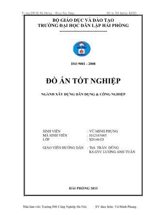 Khóa luận Nhà làm việc Trường ĐH Công Nghiệp Hà Nội - Vũ Minh Phụng