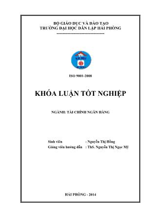 Khóa luận Phân tích tình hình tài chính và một số biện pháp cải thiện tình hình tài chính tại công ty TNHH MTV hoá dầu quân đội-Hải An