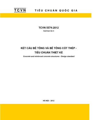 Bài giảng Kết cấu bê tông và bê tông cốt thép-Tiêu chuẩn thiết kế