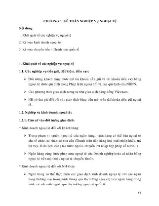 Bài giảng môn Kế toán Ngân hàng (Phần 2)