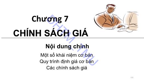 Bài giảng môn Marketing căn bản - Chương 7: Chính sách giá