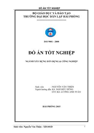 Đồ án Trung tâm công nghệ trường ĐHQG Hà Nội - Nguyễn Văn Thiện