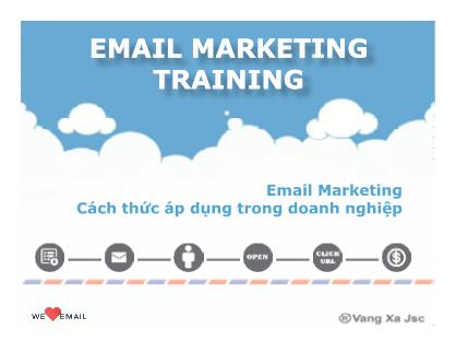 Giáo trình Email Marketing và cách thức áp dụng trong doanh nghiệp