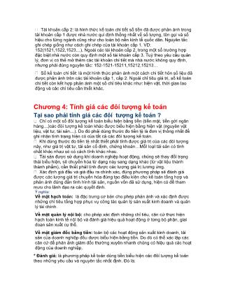 Giáo trình Kế toán đại cương - Chương 4 đến Chương 9
