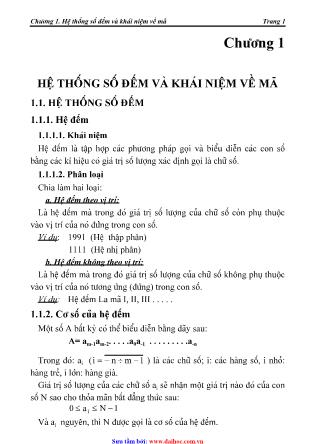 Giáo trình Kỹ thuật số nguyên trùng lặp