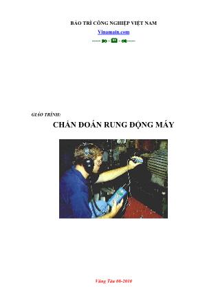 Giáo trình môn Chẩn đoán rung động máy - Nguyễn Thanh Sơn