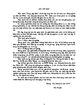 Giáo trình môn Cung cấp điện