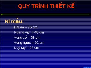Giáo trình Quy trình Thiết kế