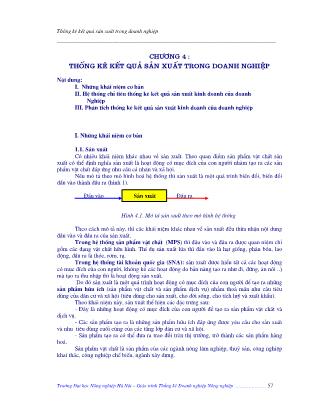 Giáo trình Thống kê doanh nghiệp nông nghiệp - Chương 4 đến Chương 7