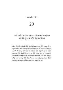 Trù liệu tương lai-Vạch kế hoạch nhất quán đến tận cùng